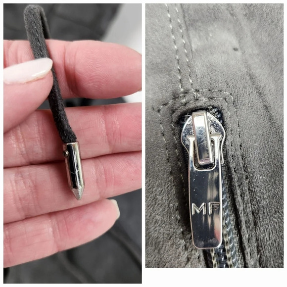 MARC FISHER Grey Gray LOCKET SUEDE OVER THE KNEE BOOT Size 7 1/2 M - Picture 12 of 14